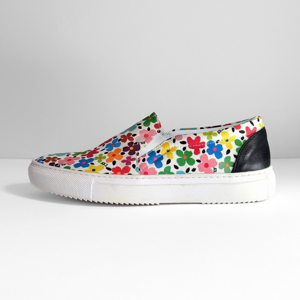 🇮🇹 Au Jour Le Jour Slip On Sneakers Made In Italy Size 37